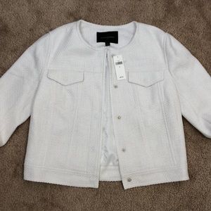Banana Republic Factory Crop Tweed Jacket
